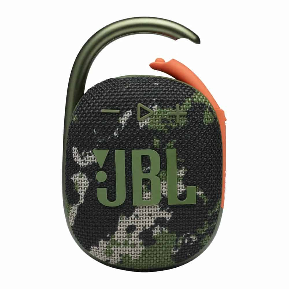 (image for) JBL CLIP 4 Rechargable Waterproof Portable Bluetooth Speaker Camo/Squad